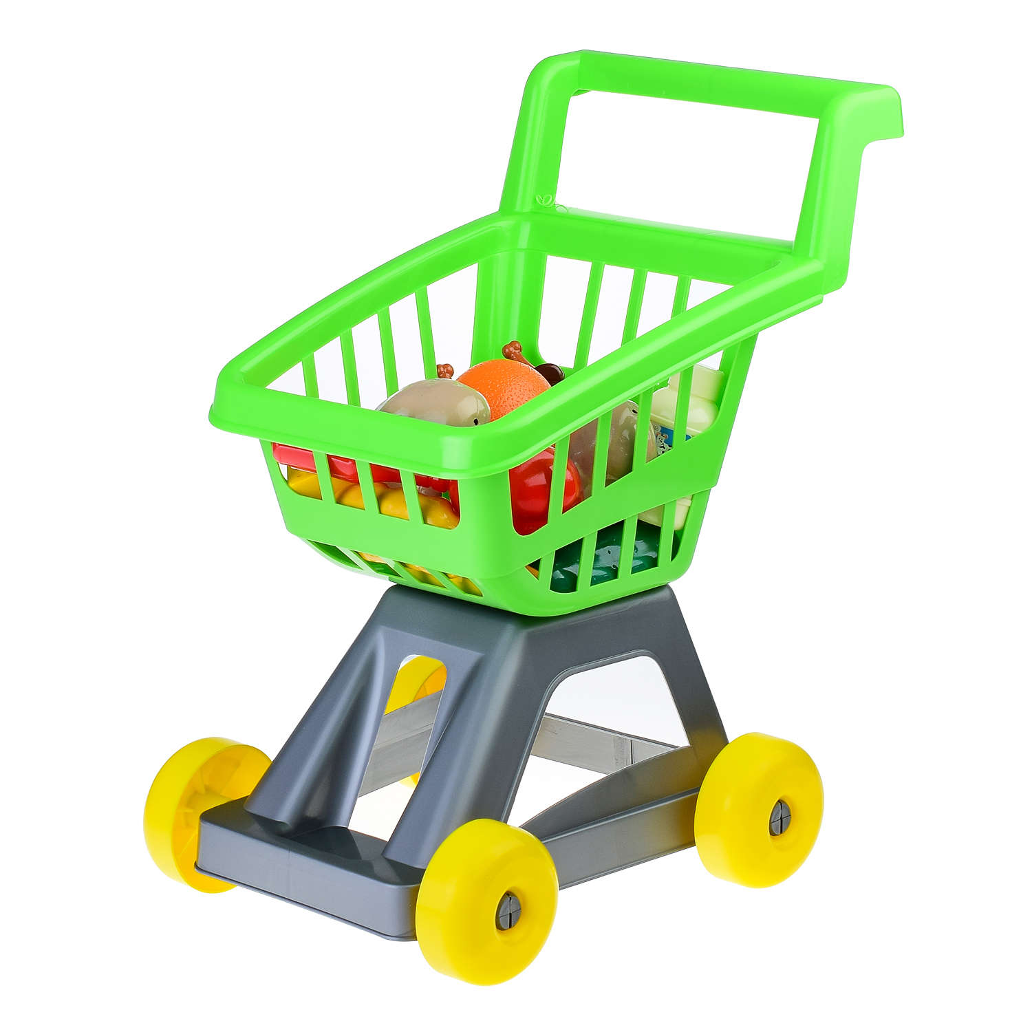 Игровой набор СТРОМ тележки и корзинки, продукты - фото 1