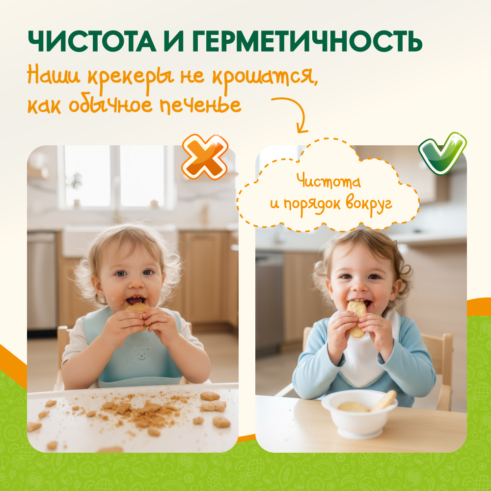 Питание и кормление Baby two teeth со вкусом яблока и тыквы - фото 6