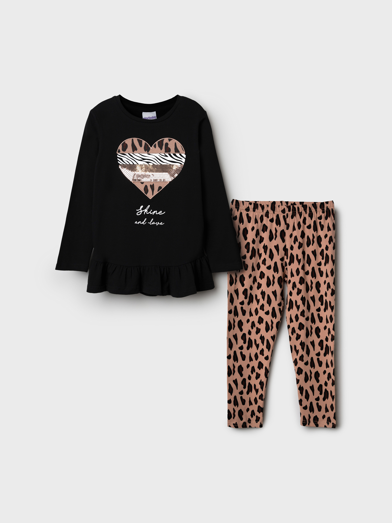 Лонгслив и леггинсы PlayToday 32322121 - фото 6