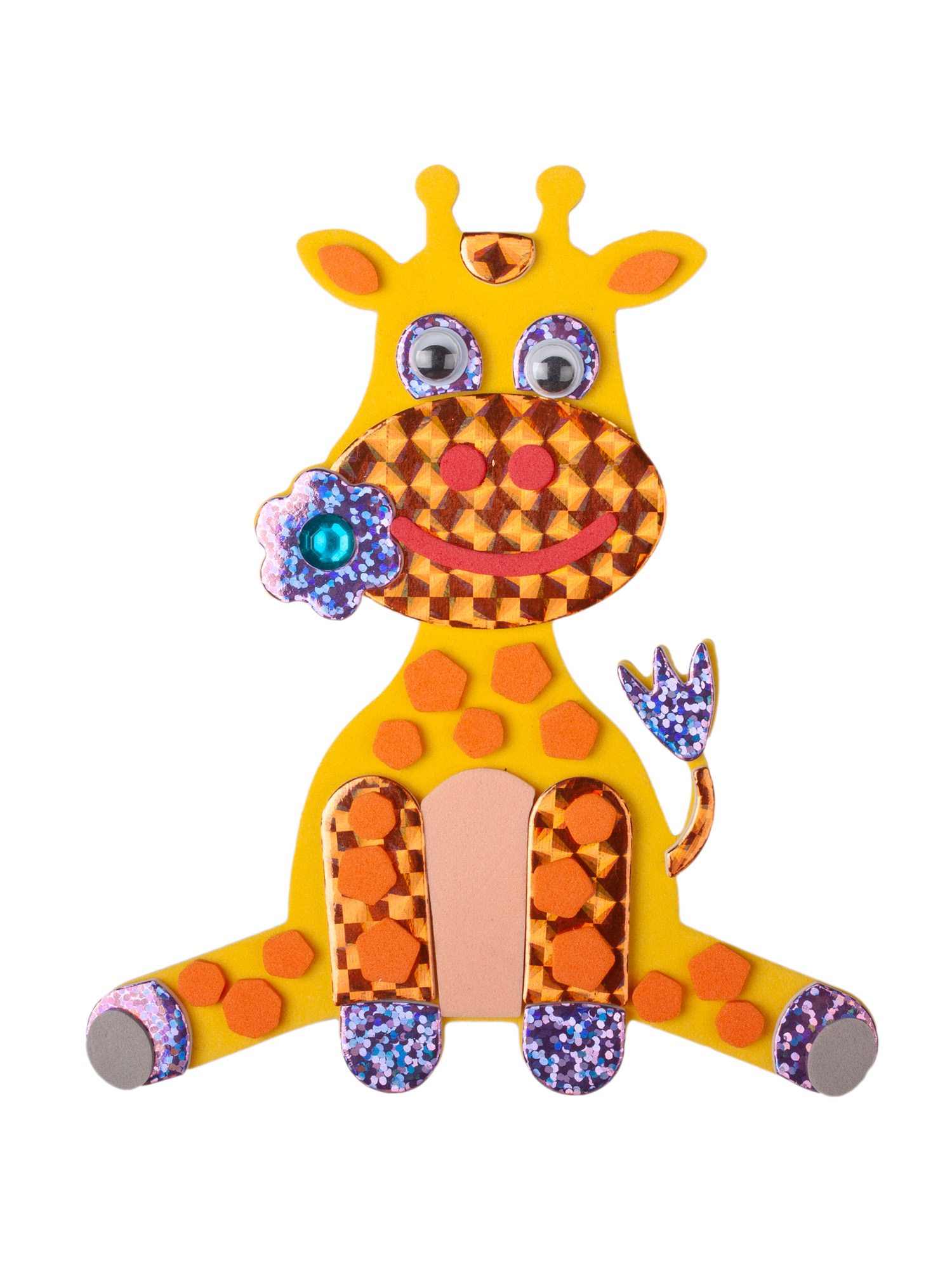 Набор для творчества Дрофа-Медиа аппликация Слон Жираф - фото 7