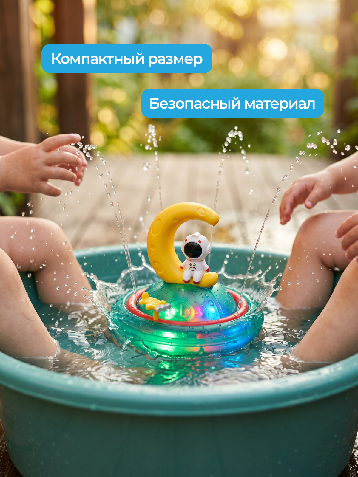 Игрушка CUDLER светильник для купания с фонтаном - фото 6