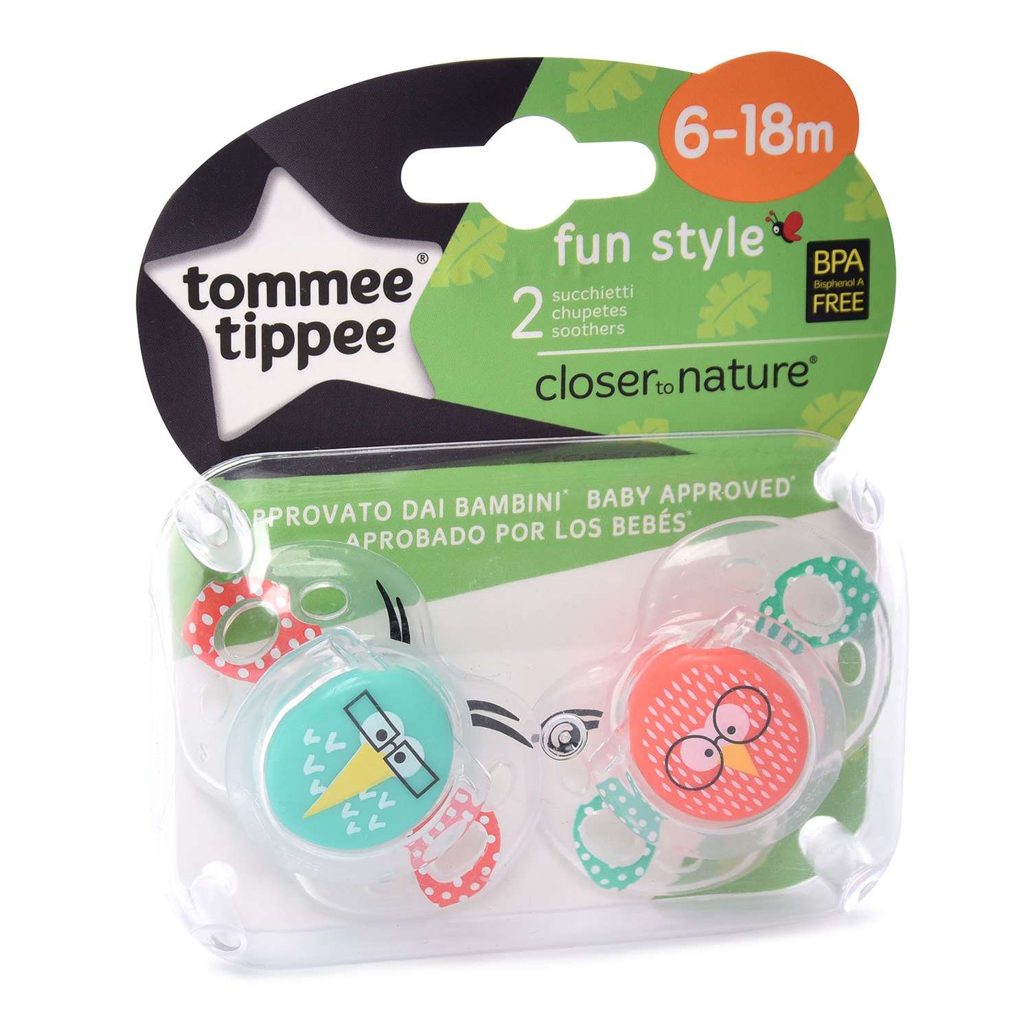 Пустышка Tommee tippee силикон от 6 мес. 2 шт. - фото 2