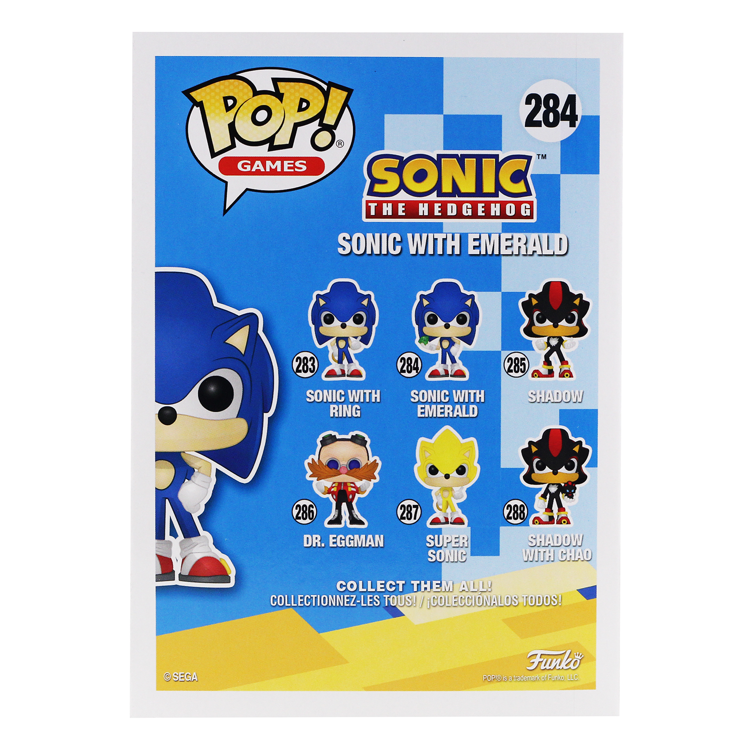 Фигурка Funko Sonic with Emerald - фото 3