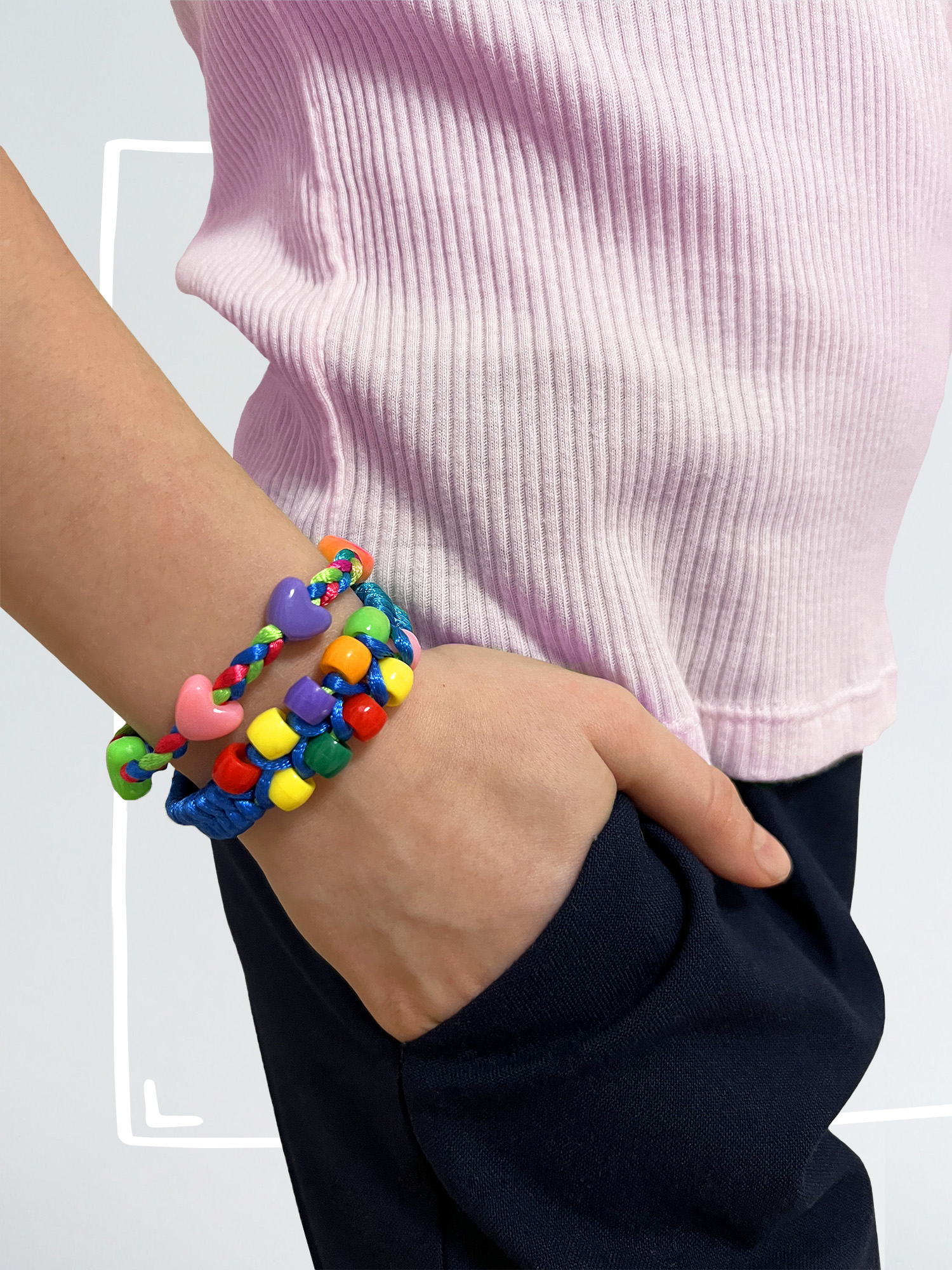 Набор для творчества Дрофа-Медиа плетение Синий - фото 5