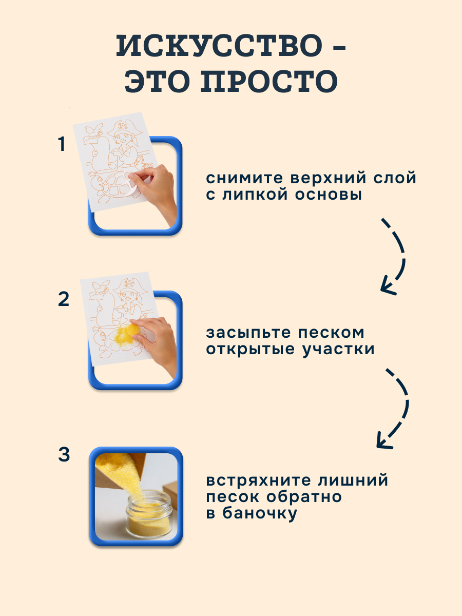 Картина из песка SentoSphere Пираты - фото 2