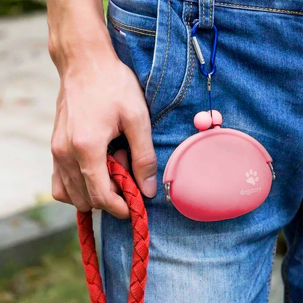 Сумочка для лакомств ZDK Dog Story розовая ZooWell - фото 8