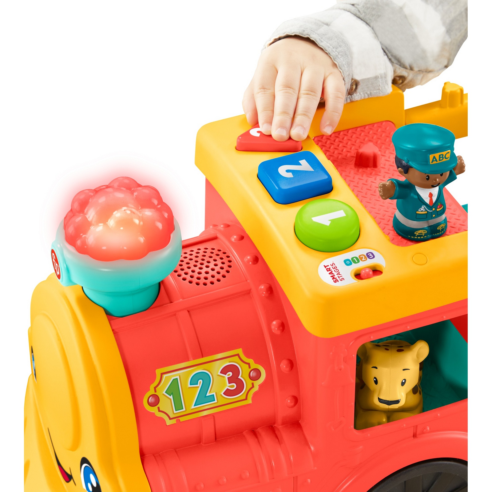 Экскаватор Fisher Price Little People АБВ-экспресс - фото 13