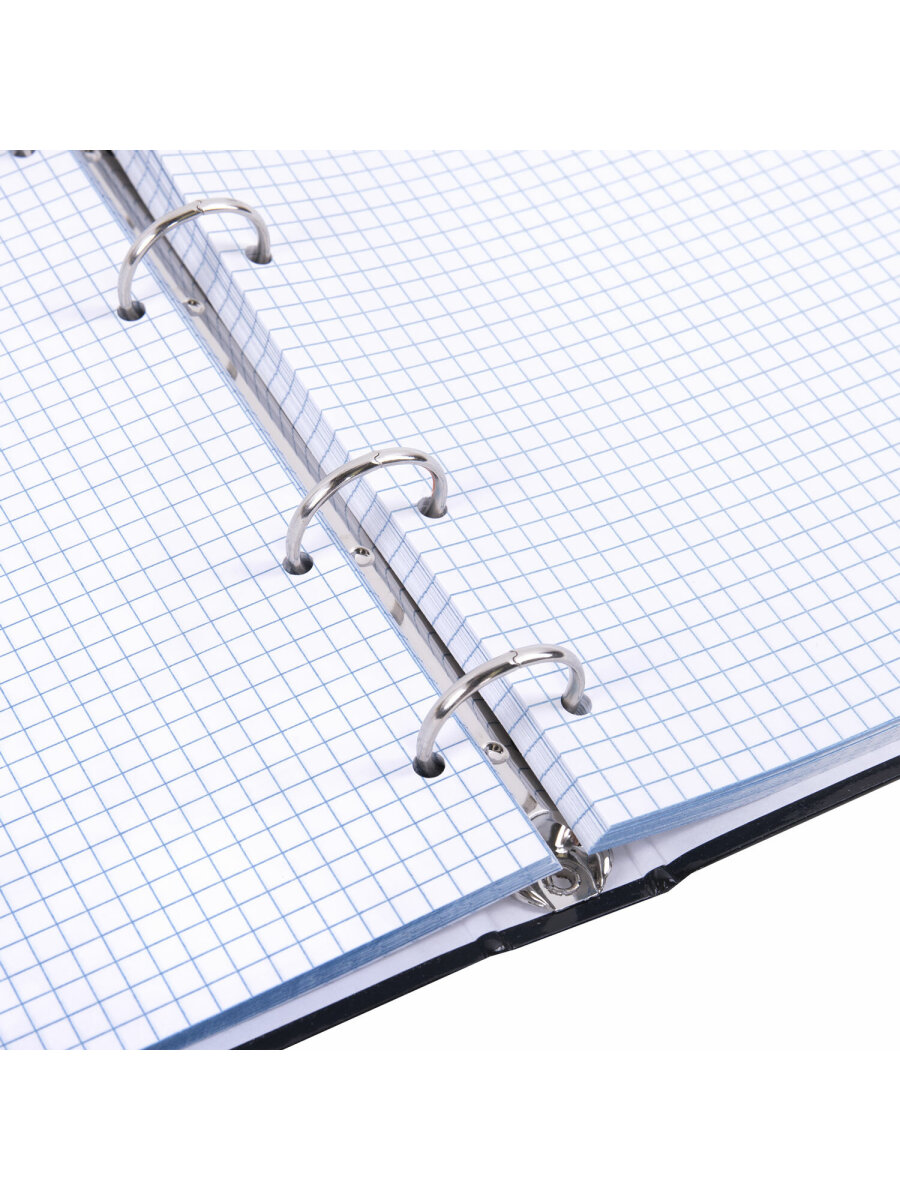 Тетрадь со сменным блоком Brauberg клетка 120 лист. - фото 10