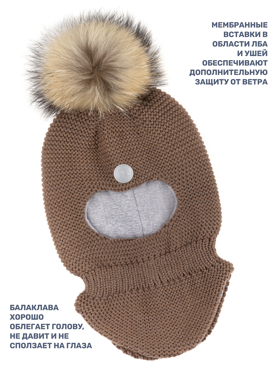 Шапка NIKASTYLE 10з15324 кофе - фото 5