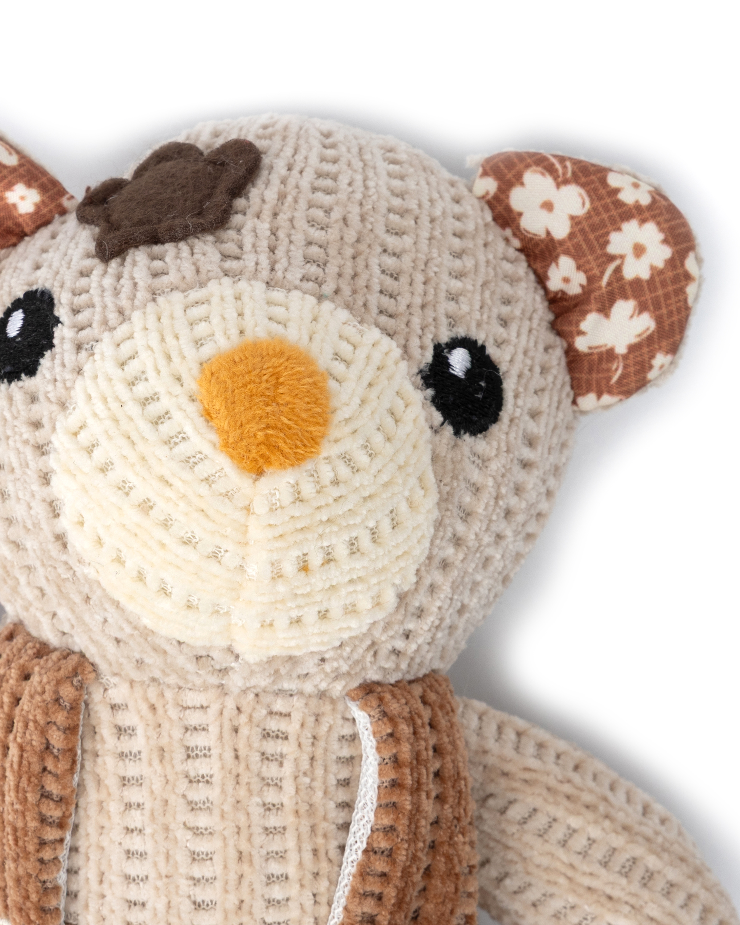 Игрушка для собак Barbaks Мишка Жора мягкая пищит 23см - фото 4