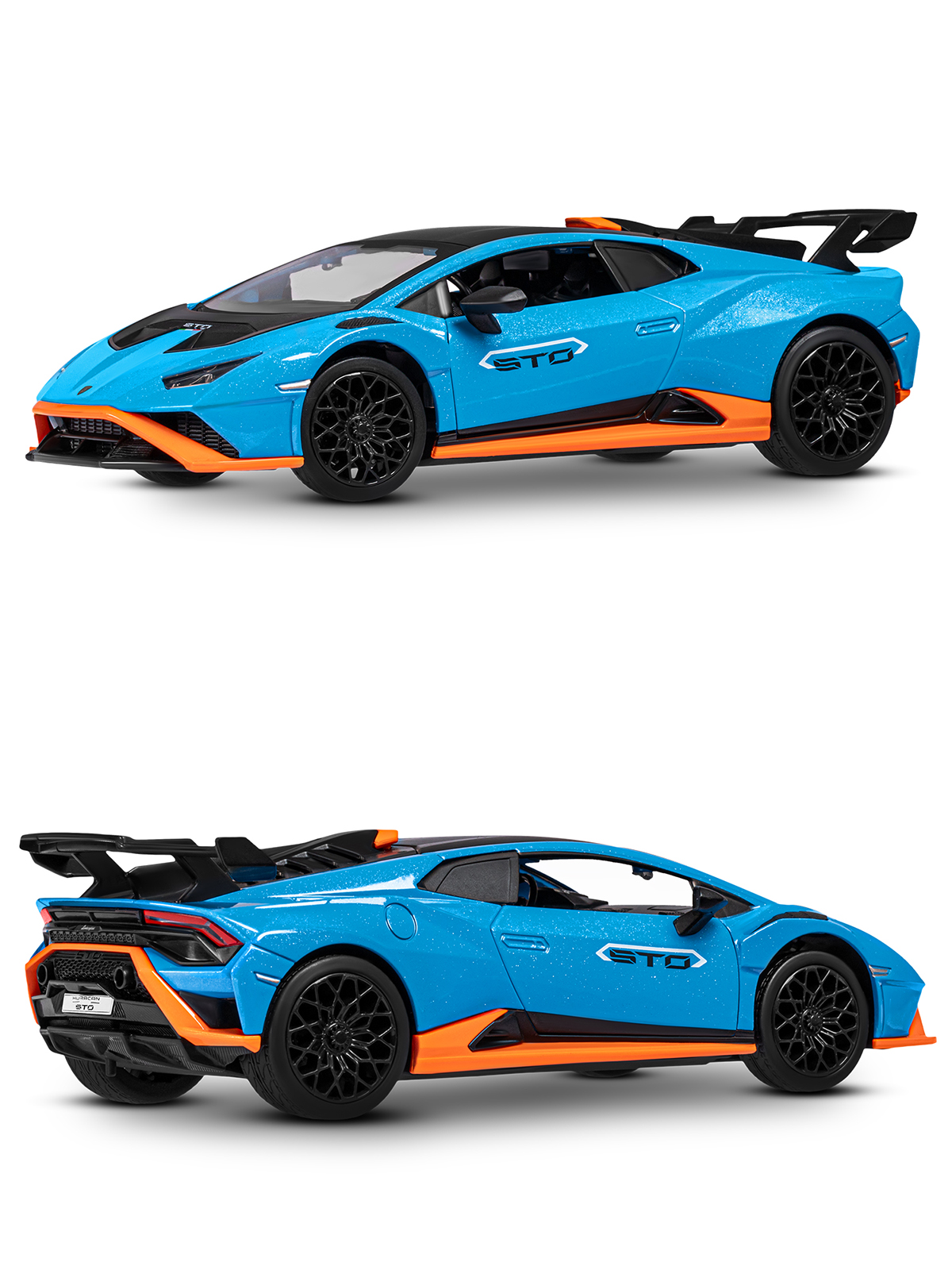 Автомобиль АВТОпанорама Lamborghini Huracan STO 1:24 JB1251648 - фото 8