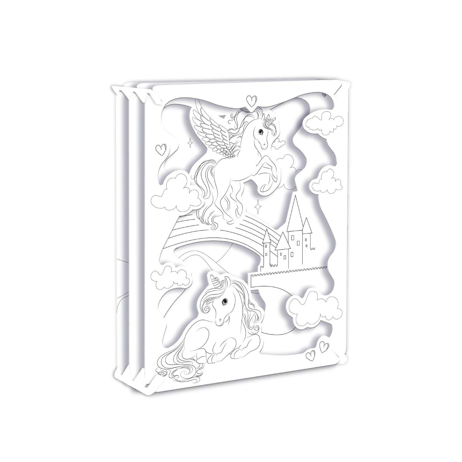 Набор для творчества IQ Format Заготовка Единороги скрапбукинг - фото 2