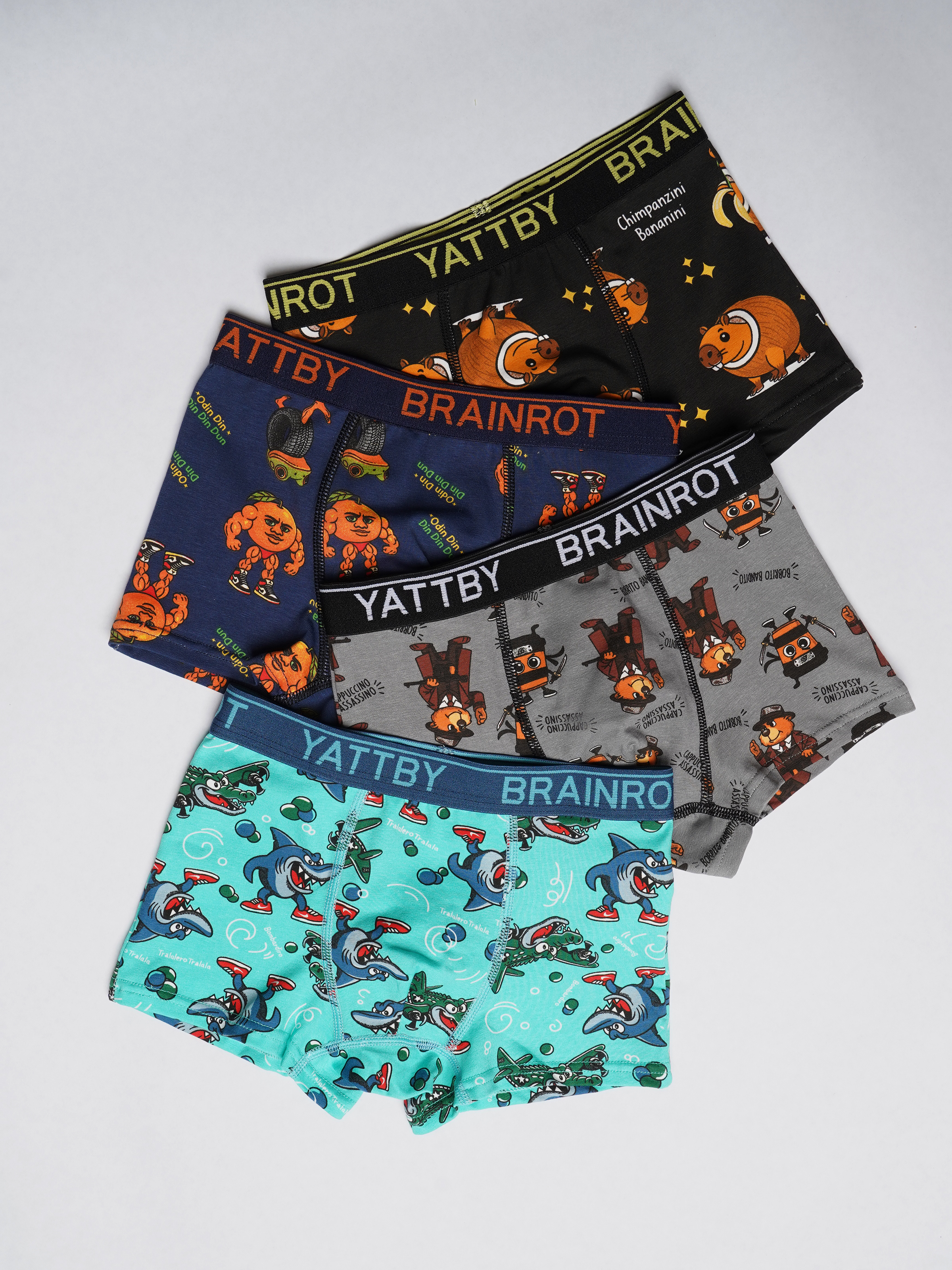 Трусы 4 шт YATBBY 24-11-416 - фото 1