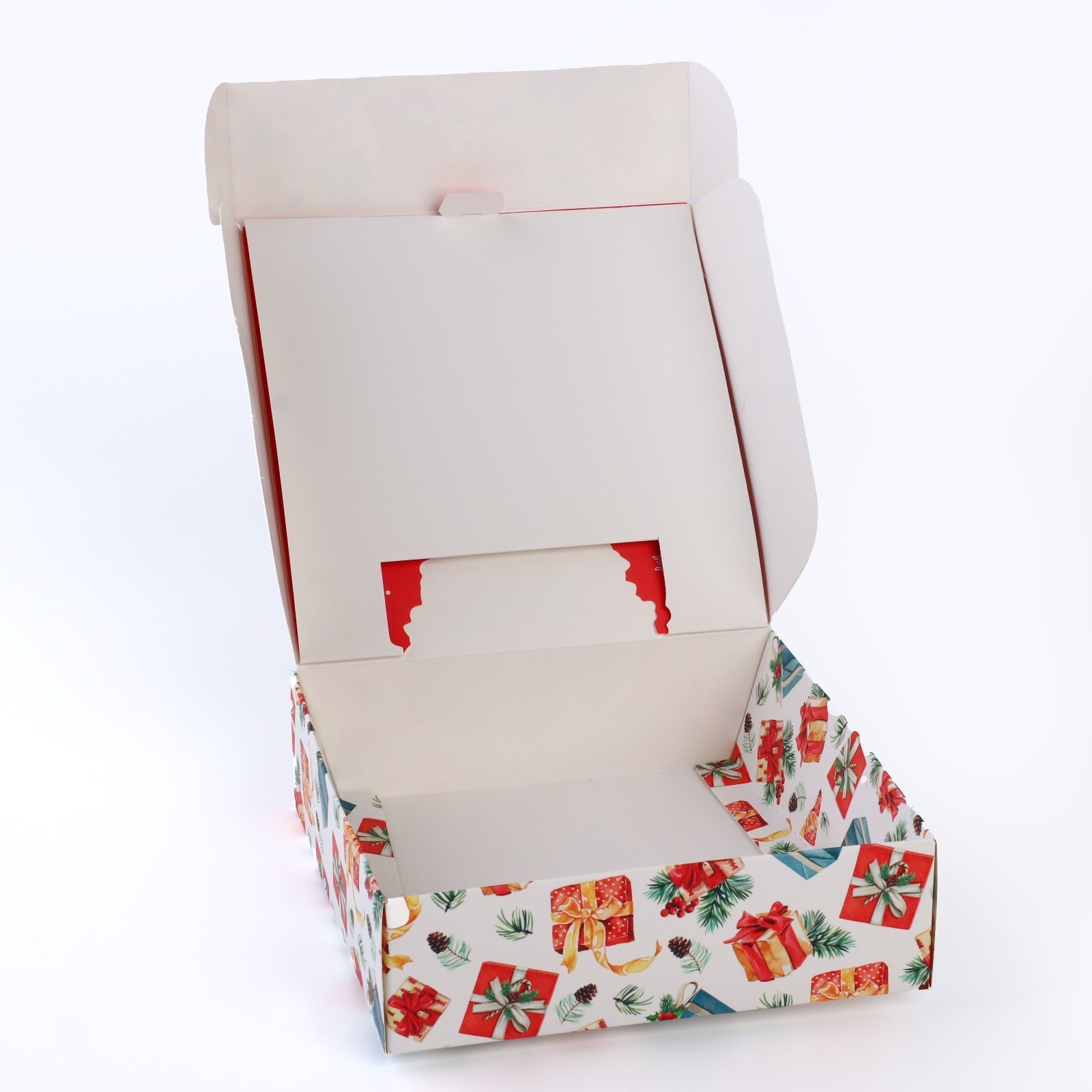 Коробка складная Дарите Счастье "Счастья в новом году", 16,5 х 16,5 х 5 см - фото 4