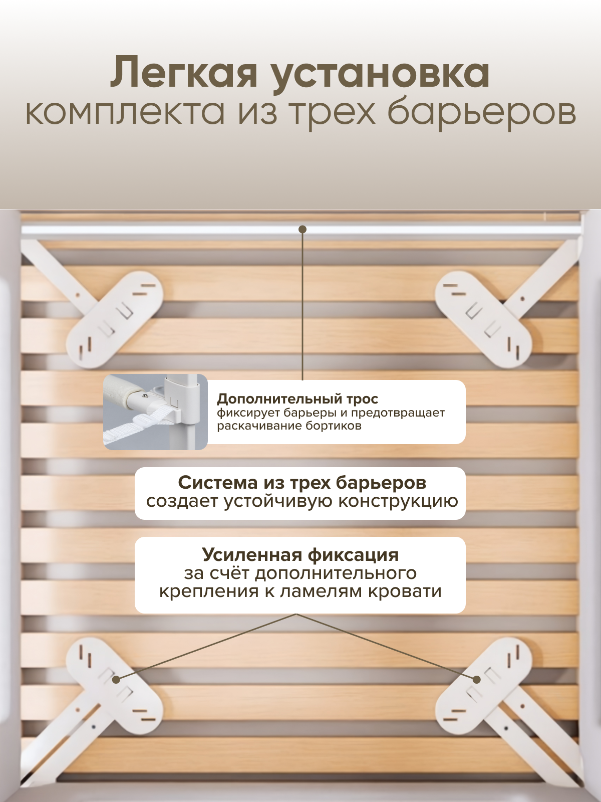Барьер-ограничитель Solmax 76 см - фото 17