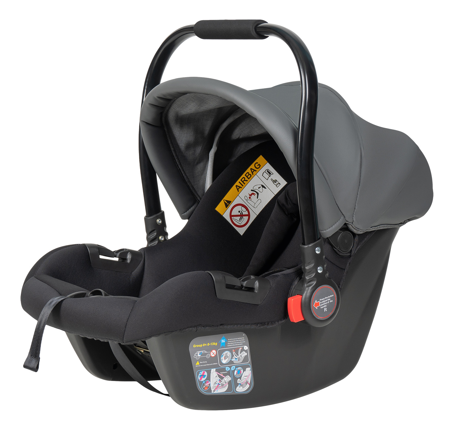 Изображение товара Farfello KS-2150/aPU 0 0-13 кг серое — автокресло-люлька