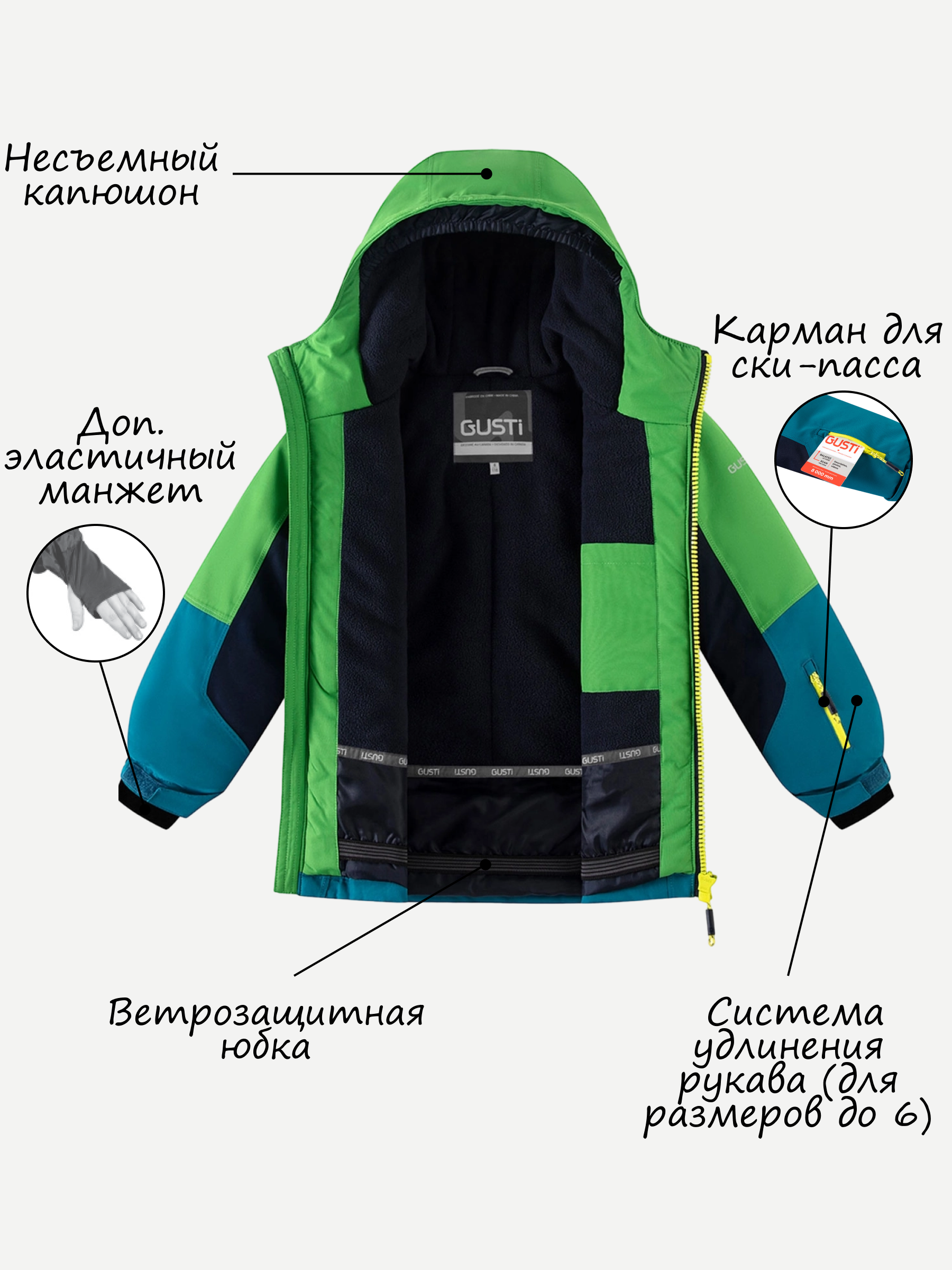 Комплект GUSTI GW5BS976-GRASS - фото 4