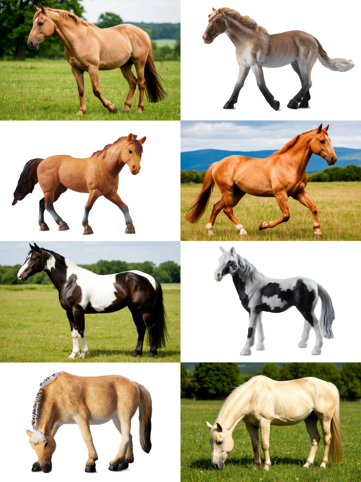 Игровой набор DARWIN Животные Лошади 4шт - фото 2