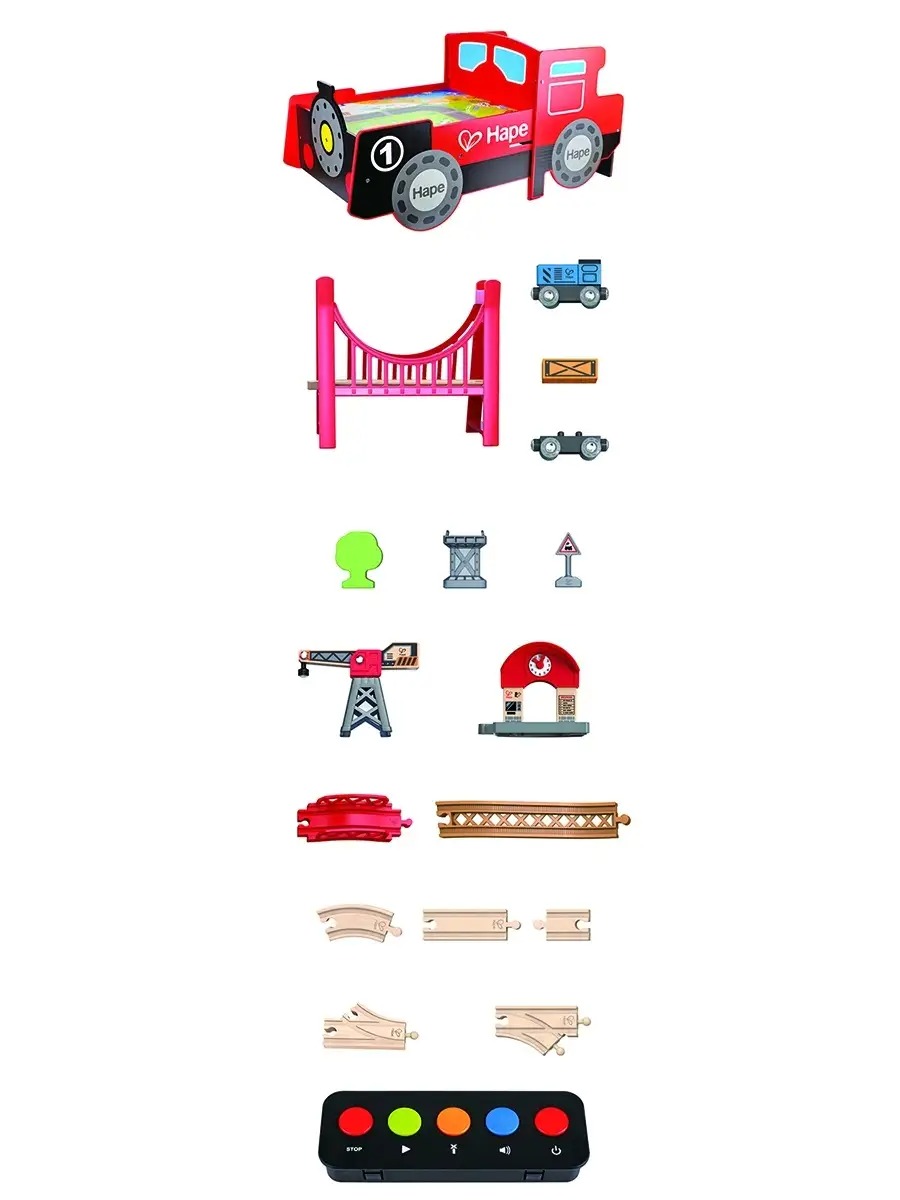 Набор железнодорожный Hape E3769_HP - фото 12
