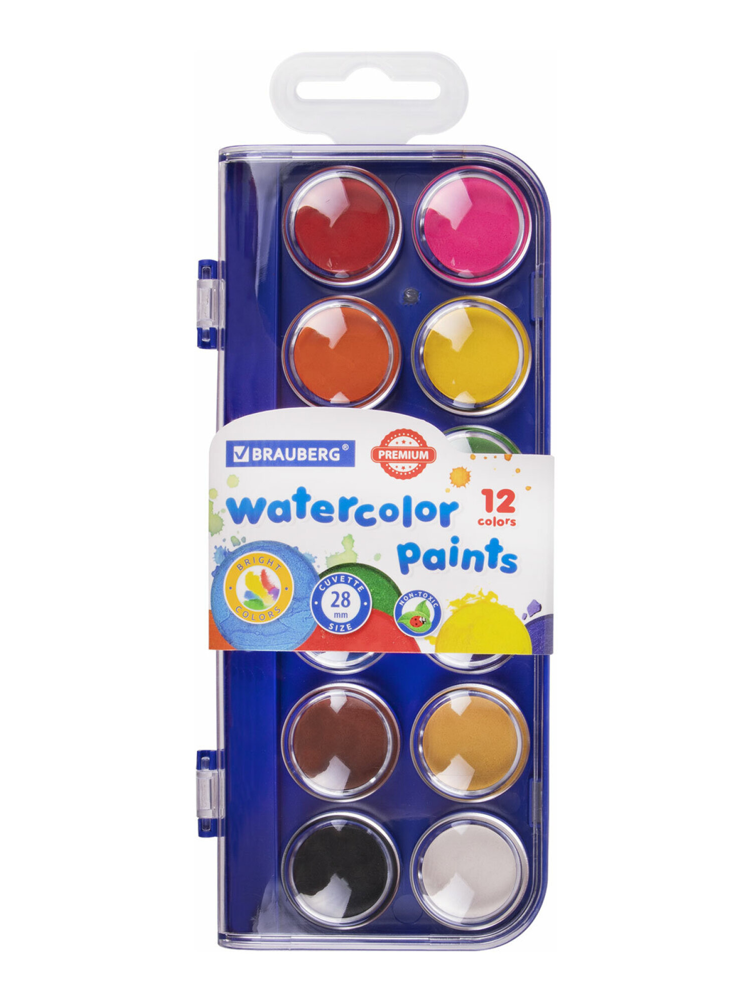 Краски акварель Brauberg 12 цв. - фото 6