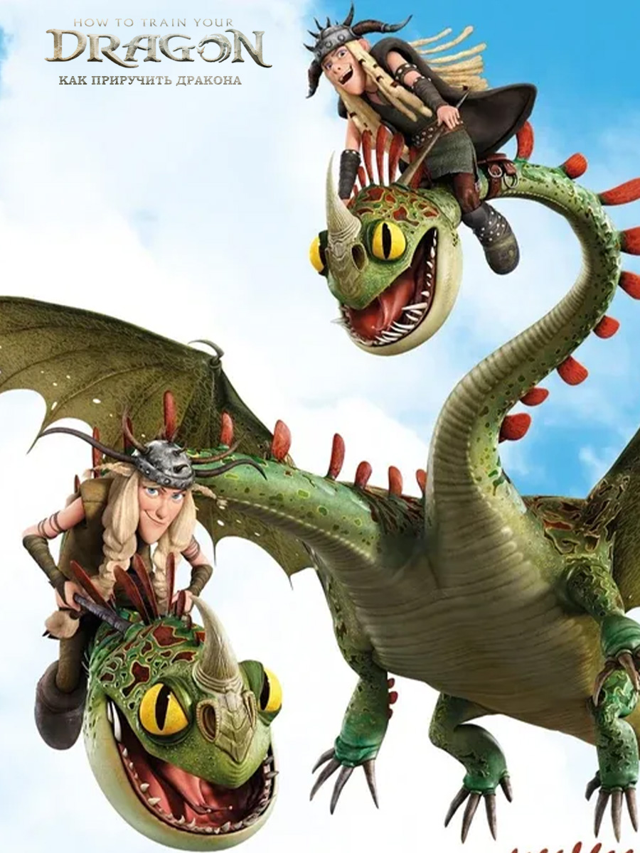 Игровой набор Dragons How to Train Your Dragon дракона Барс Вепрь и викинги - фото 2