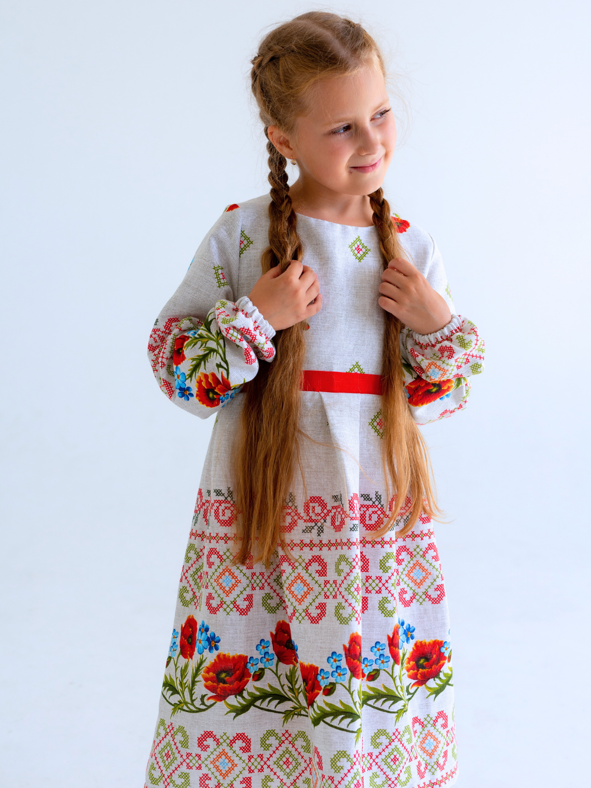 Платье MOUN платье_рогожка_дл/р_маки - фото 12