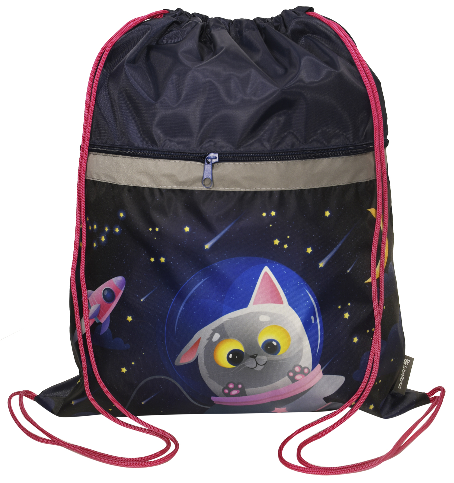 Мешок для обуви SCHOOLFORMAT Space Cat - фото 1