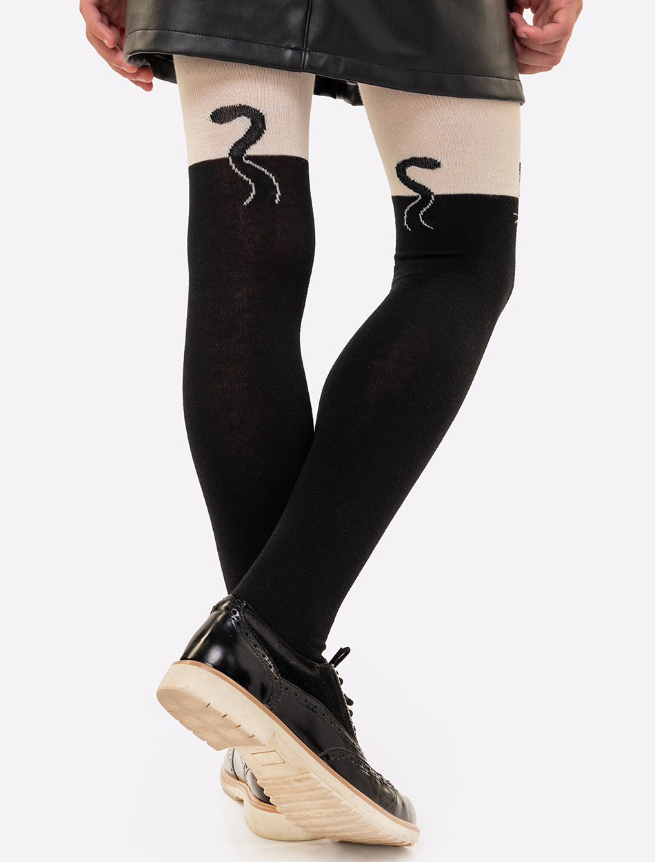 Колготки HappyFox HFGM5611кремовый.черный - фото 3