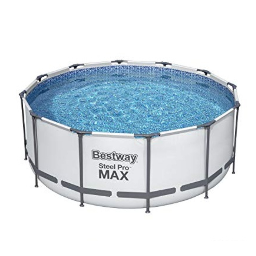 Бассейн Bestway Каркасный / В комплекте фильтр-насос, лестница, покрывало / 427 x 122 см - фото 1