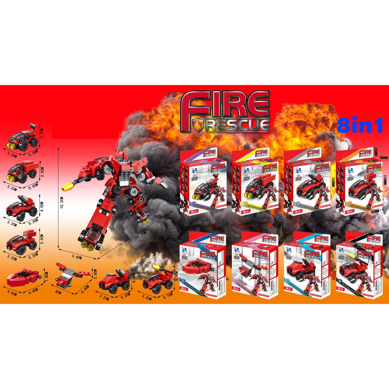 Конструктор . Трансформер в ассортименте - фото 1