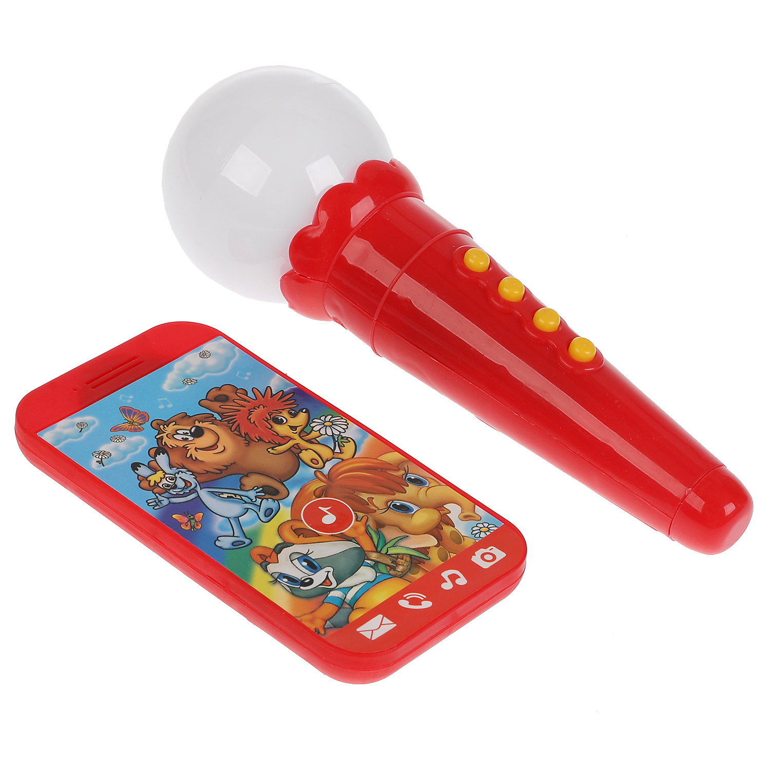 Игрушка УМка Телефон и микрофон - фото 3