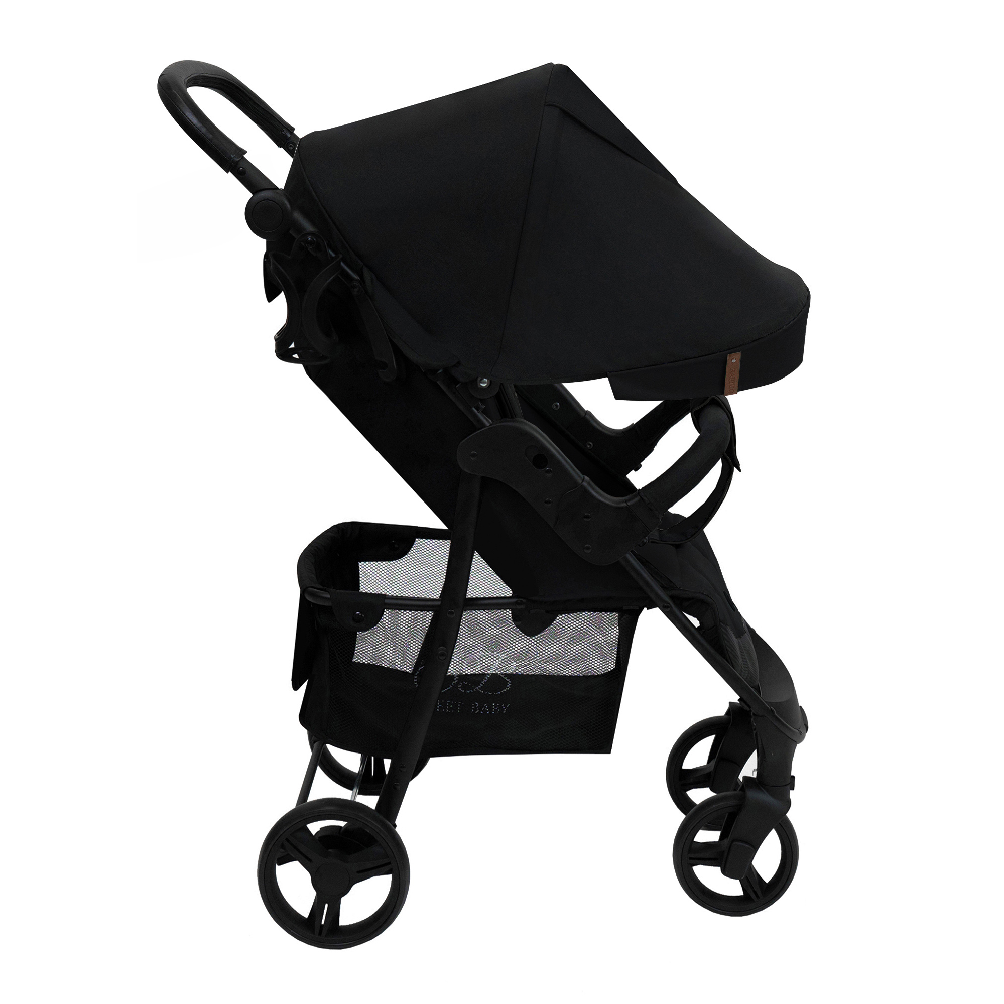 Коляска прогулочная Sweet Baby Rapido Black черный - фото 11