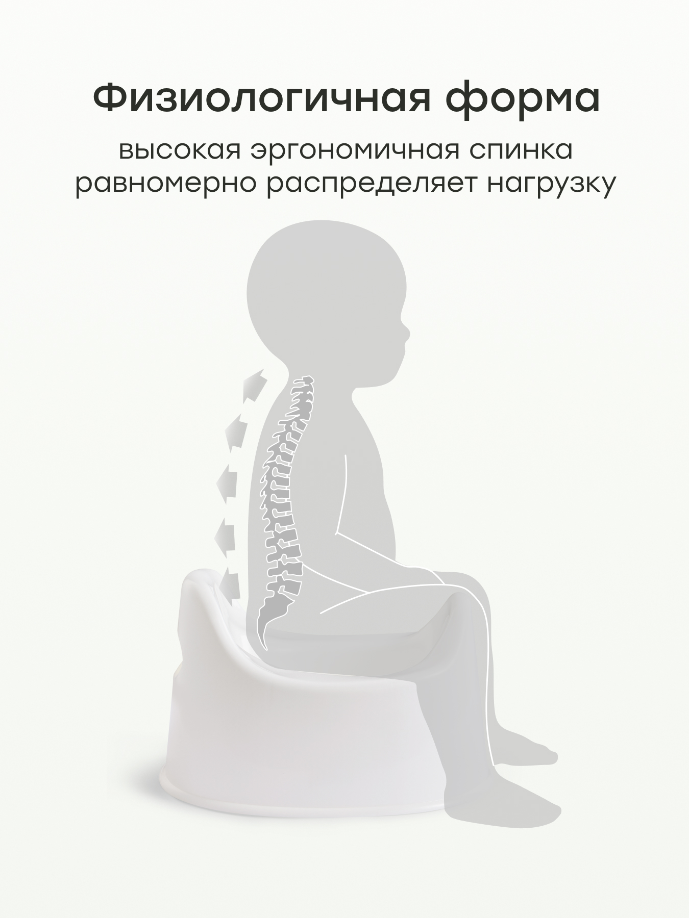 Горшок Happy Baby Pipi-kaka set белый - фото 7