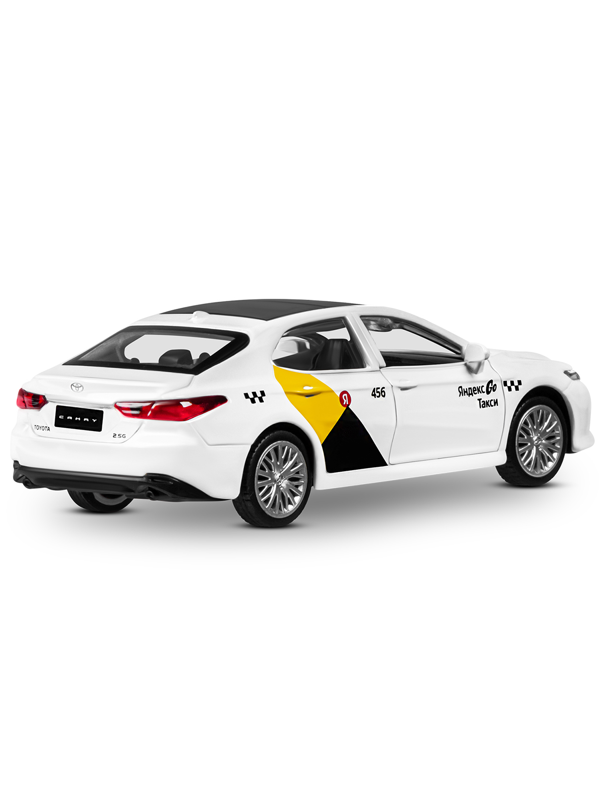 Автомобиль Яндекс GO Toyota Camry Такси 1:43 JB1251484 - фото 13