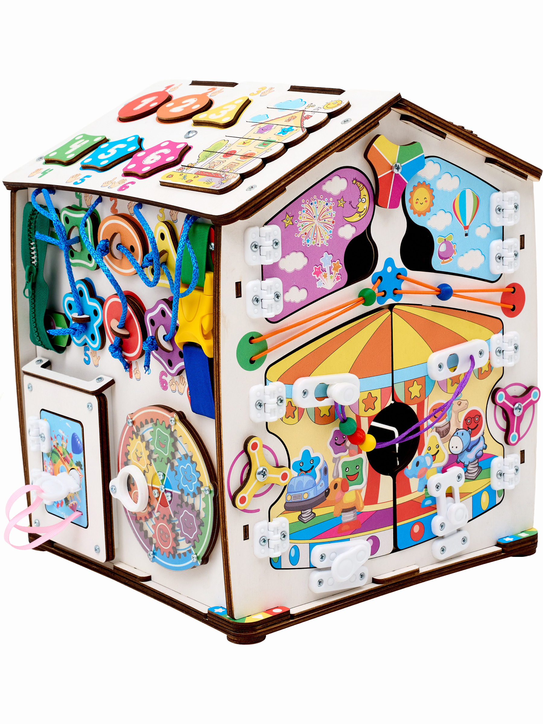 Игрушка Evotoys бизиборд Смайлики - фото 22