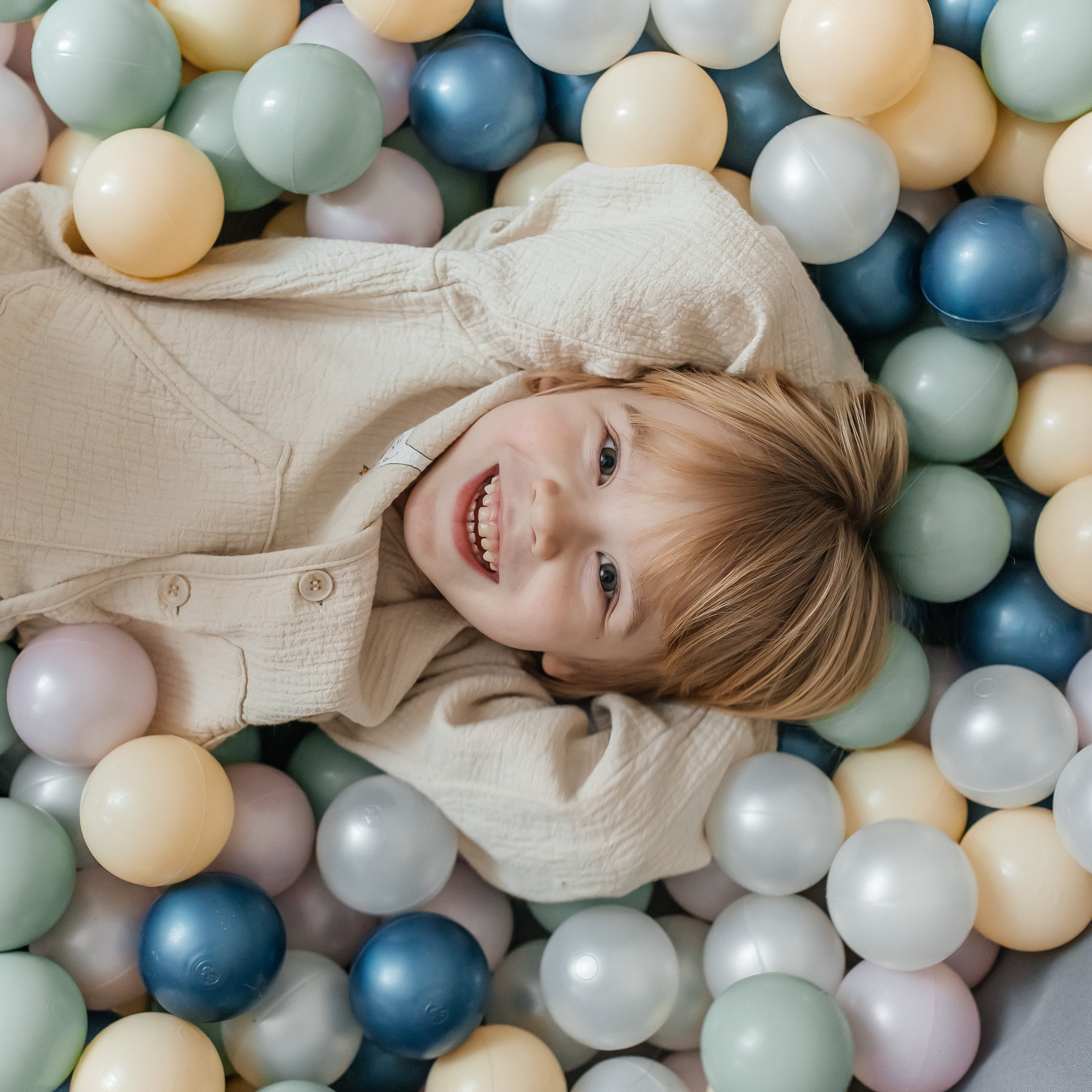 Детский сухой бассейн UNIX Kids Moon + 150 шариков - фото 22