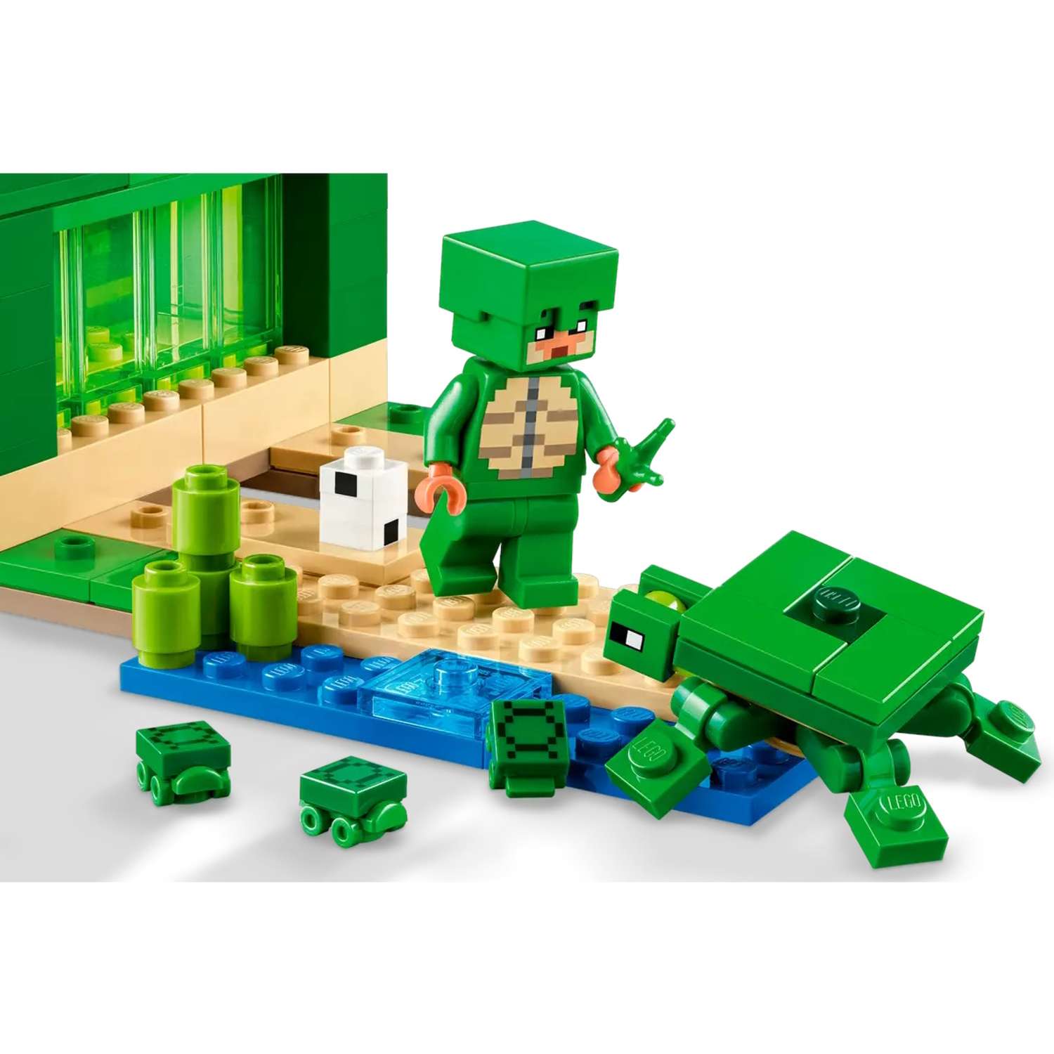 Конструктор LEGO Minecraft Черепаший пляжный домик 234 дет. - фото 6