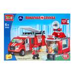 Конструктор Город мастеров Пожарная база 180 дет.