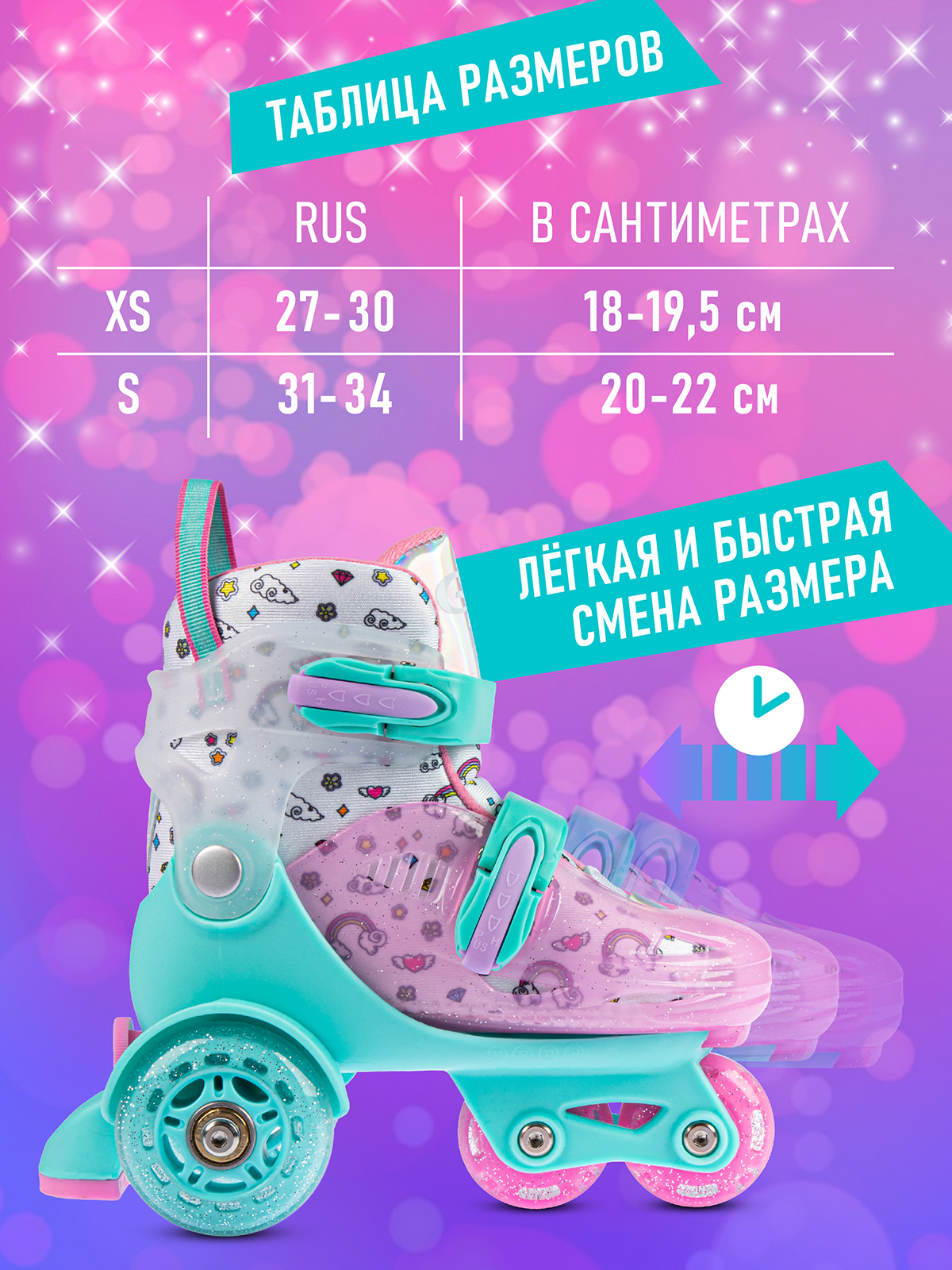Роликовые коньки CITYRIDE S 31-34 - фото 5