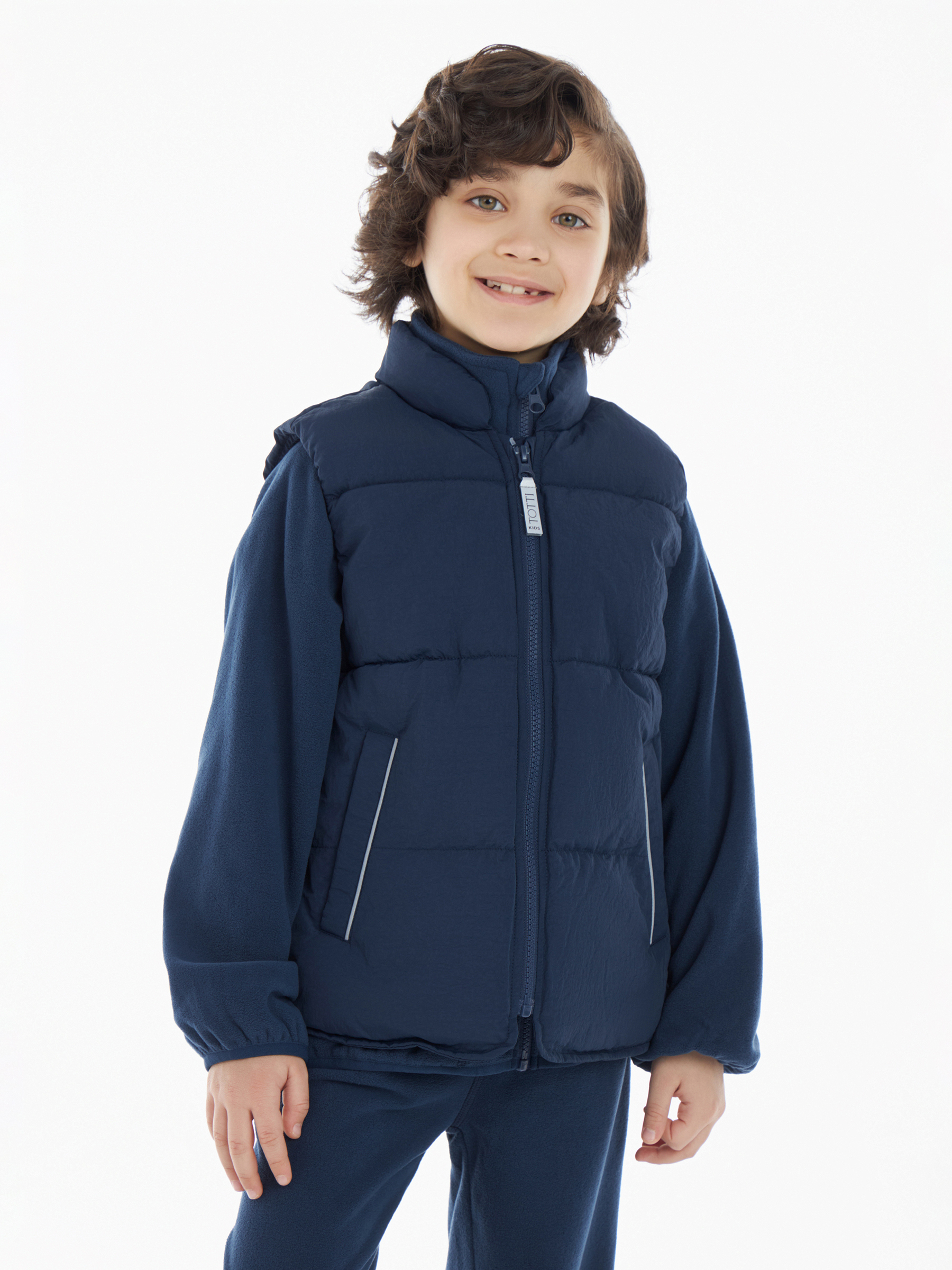 Жилет Totti Kids AW23TKB013/Жилет/Синий - фото 1