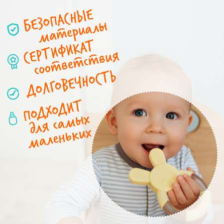 Прорезыватель Happy Snail Зайка