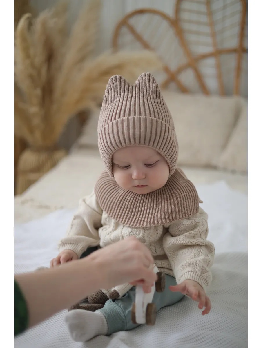 Шапка шлем Starkoff Kids Д100312 - фото 10
