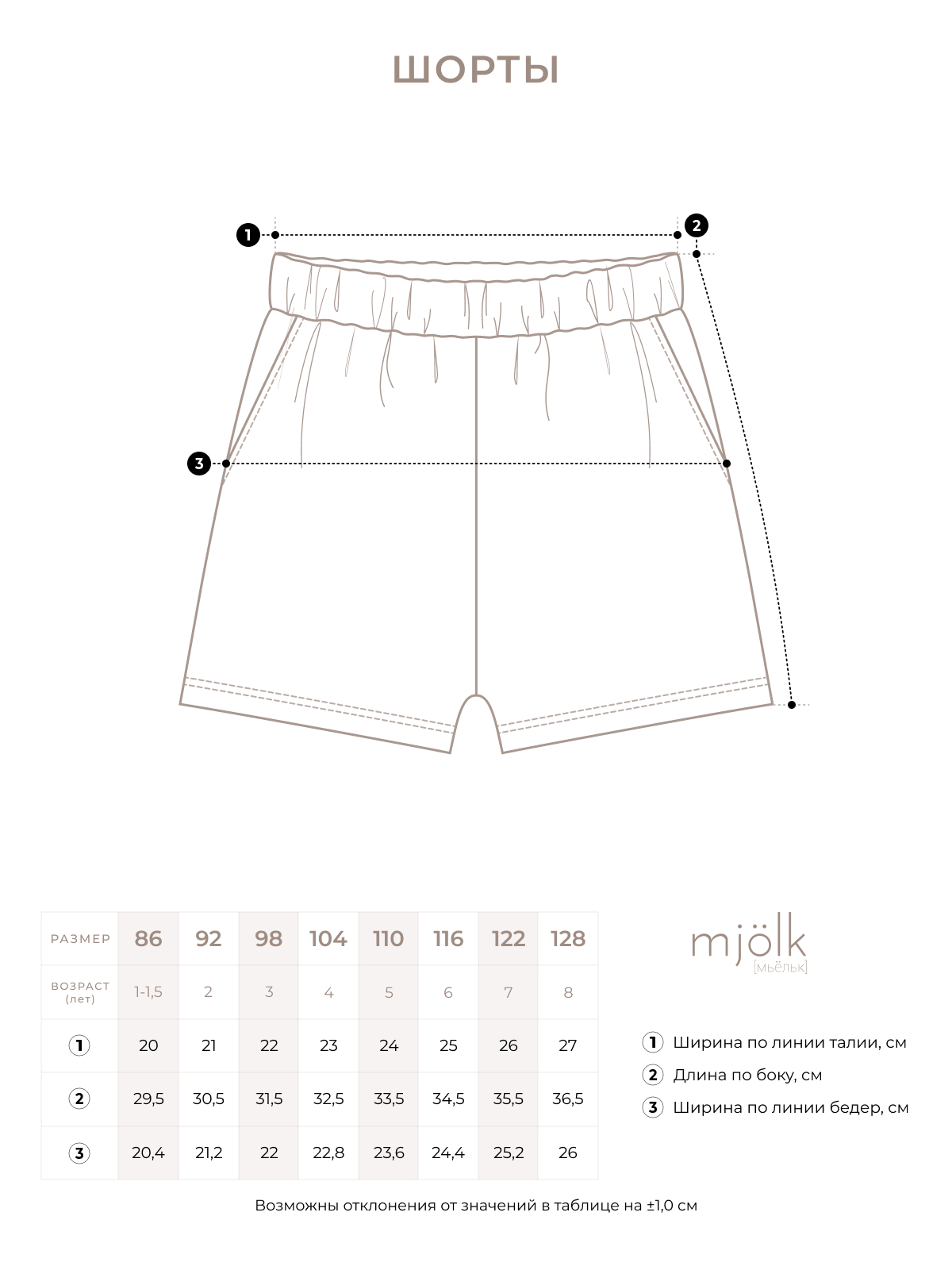 Шорты Mjolk 10586626 - фото 4