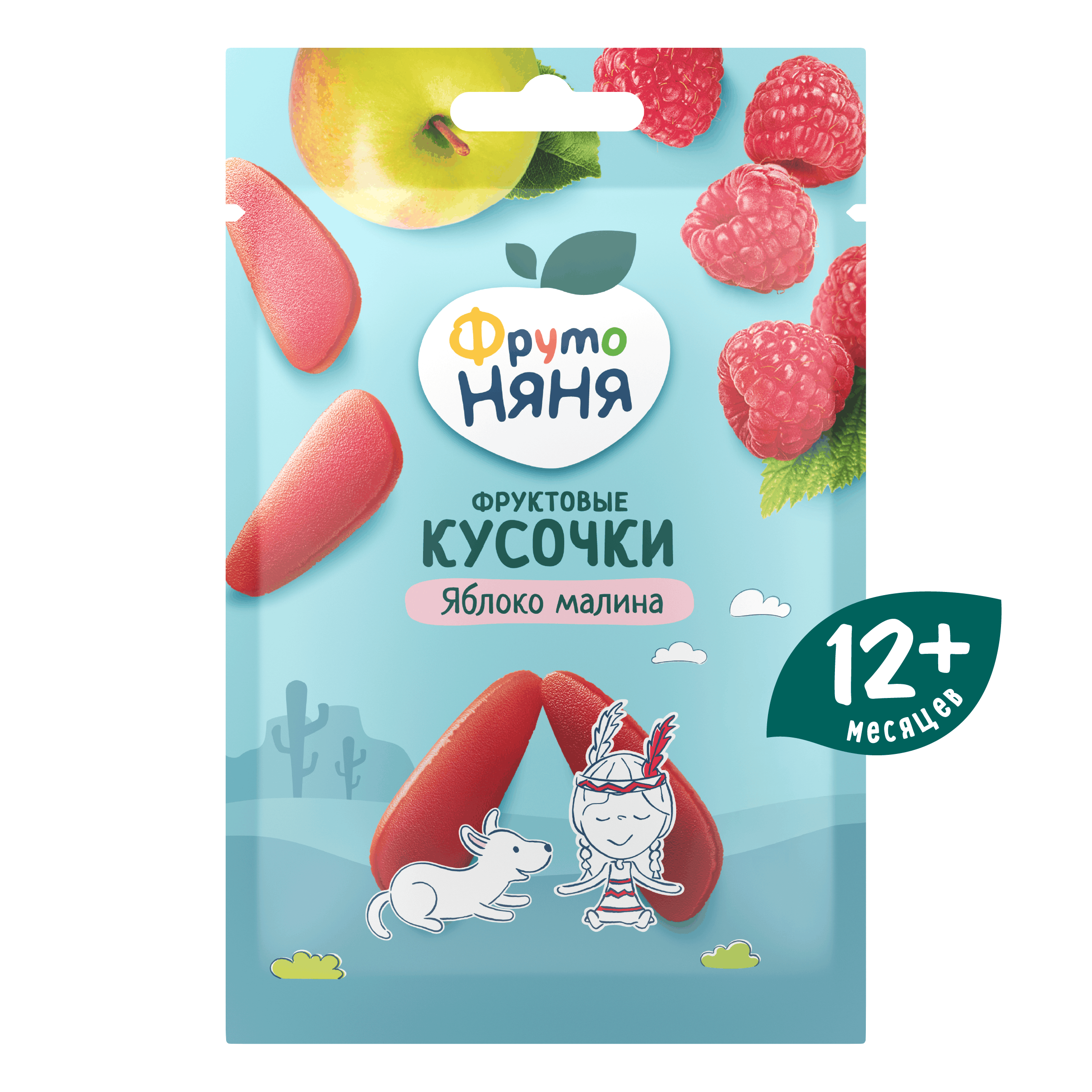 Изображение товара Фруктовые кусочки ФрутоНяня из яблок и малины 15 г для детей от 12 месяцев Изображение товара Фруктовые кусочки ФрутоНяня из яблок и малины 15 г для детей от 12 месяцев