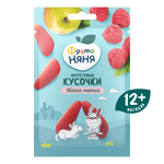 Фруктовые кусочки ФрутоНяня из яблок и малины с 12 мес 15 г