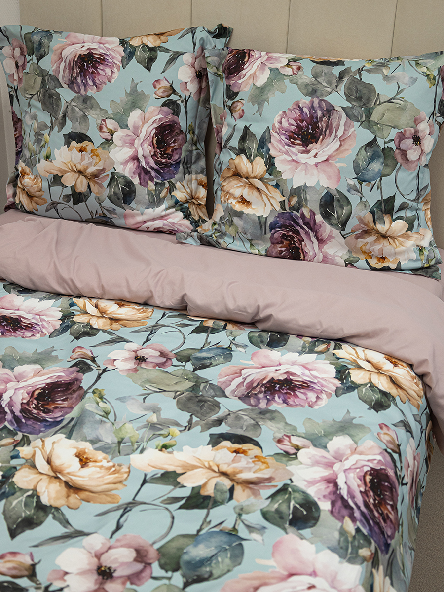 Комплект постельного белья MCotton Илэрия евро 4 предм. - фото 9