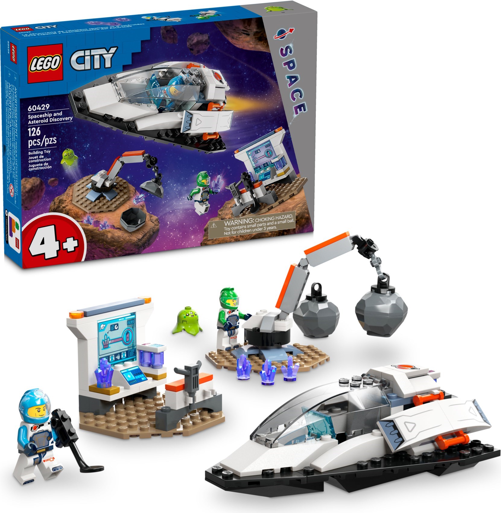 Изображение товара Конструктор LEGO City Исследование астероида 60429 195 деталей для детей 4+