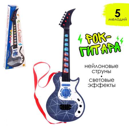 Игрушка музыкальная Sima-Land Рок гитара