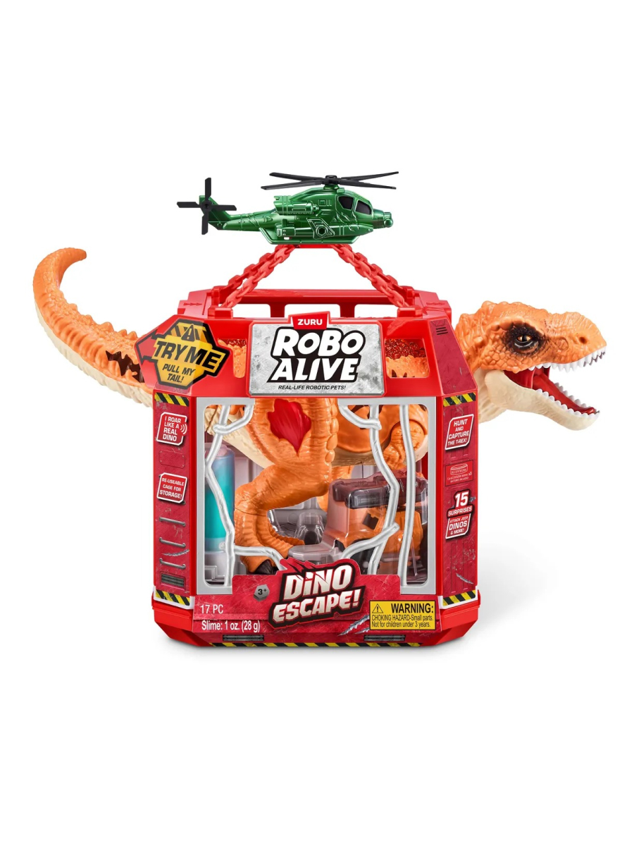 Игровой набор Zuru ROBO ALIVE 71127 Дино-погоня - фото 12