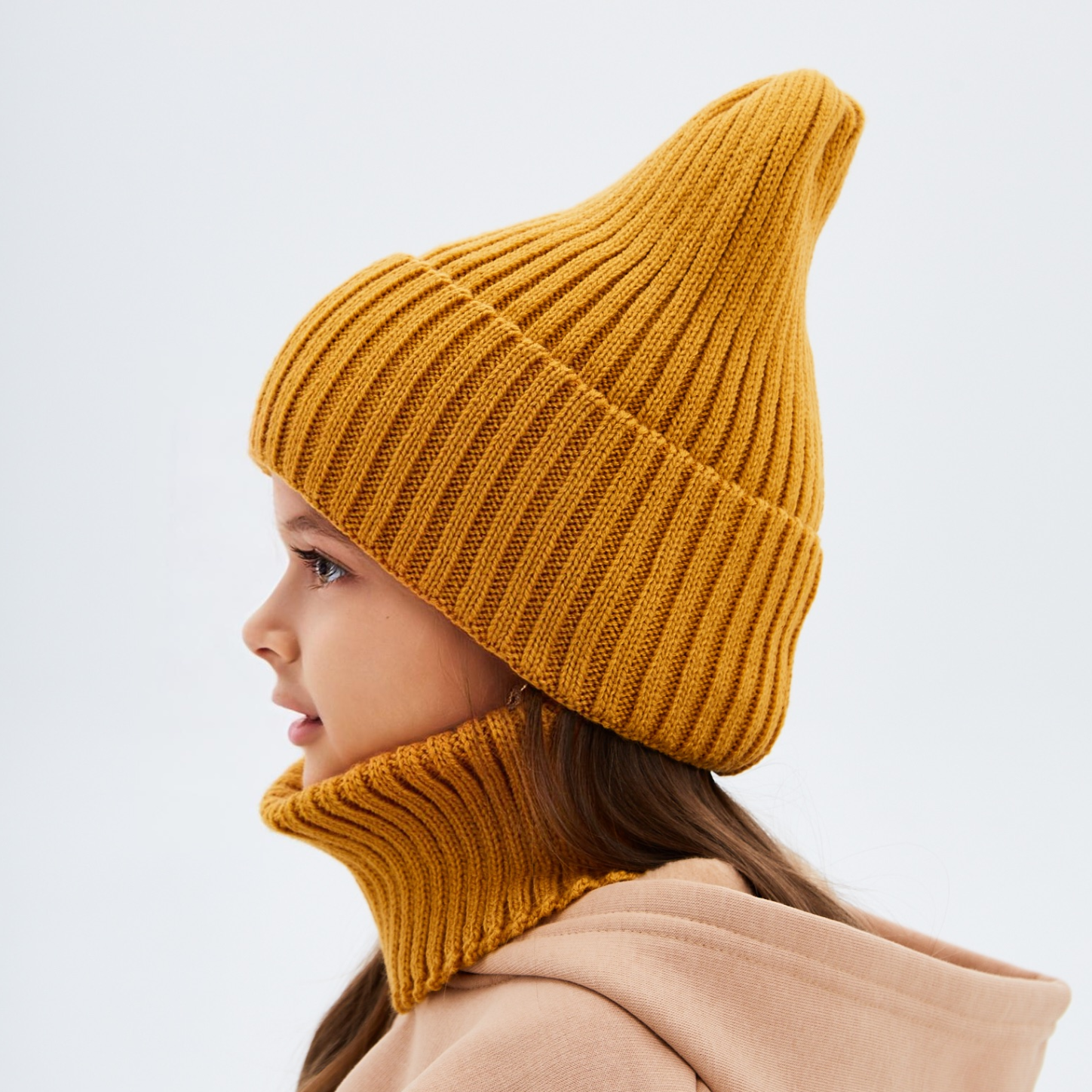 Шапка и снуд KUBRIO KU-H-35-pumpk-mustG - фото 8